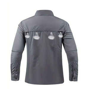 Camisa de Pesca de Manga Larga para Hombre, de Secado Rápido, Nueva, a la Moda, Informal, para Caza - Product Image 2