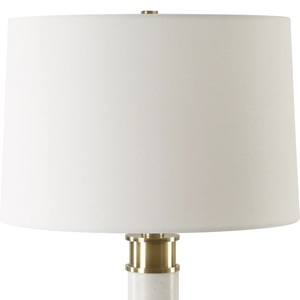 Modern Luxury <b>Marble</b> Accent Lighting Piece With Sleek Linear Structure And Warm Ambient Decorative Glow - Product Image 5