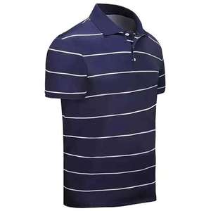 Chemise de golf pour homme à manches courtes, col à revers, unie, respirante, 100 % coton, séchage rapide, style fantaisie, vente en gros à bas prix - Product Image 2