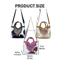 Sac fourre-tout tendance en cuir de vachette repoussé en forme de cœur rose pour femme, sac à main de luxe fait main avec poignée supérieure et bandoulière