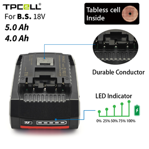 Batterie Li-ion professionnelle TPCELL 4/5AH 8/10AH 18V de remplacement pour <span class=keywords><strong>Procore</strong></span>, compatible avec BAT609 BAT618 avec BMS - Product Image 5