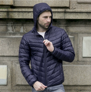Custom Logo Front Men Streetwear Thick Winter <b>Warm</b> <b>Waterproof</b> Puffer <b>Jacket</b> - Product Image 6