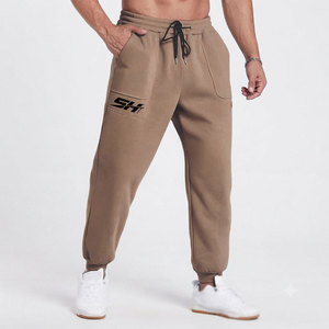 Best Selling Men's Sweatpants Unique Classic Fit Outdoor Winter Wear Adjustable Drawstring Sweatpants Wholesale Cheap Price - Product Image 1