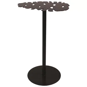 Premium <b>Extendable</b> Metal <b>Dining</b> <b>Table</b> with Contemporary Designer ConstructionPremium Decorative Metal <b>Table</b> with <b>White</b> Marble - Product Image 1