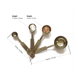 Wholesale Supplier Brass <b>Measuring</b> <b>Spoon</b> Hotel Home Restaurant Catering Usage in Best Price Direct Factory - Product Image 1