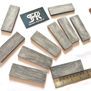 Écailles de corne de buffle noire écologiques fabriquées à la main, sablées, matériau naturel durable pour la fabrication de couteaux personnalisés, artisanat artistique - Product Image 1