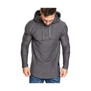 streetwear Clothes Cut Edge Pullover Hoodies Custom Logo French Terry <b>Men</b> embroidered hoodies <b>Men</b> Distressed <b>yellow</b> <b>hoodie</b> - Product Image 1