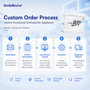 Dispositivo Ortodontico Funzionale SmileRevive Herbst Personalizzato, Correzione Classe III, Avanzamento Mandibolare, Adattamento Digitale Personalizzato - Product Image 5