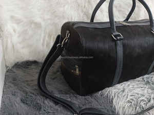 Bolsa de Viaje Deportiva de Cuero Genuino de Primera Calidad con Cierre de Cremallera y Gran Capacidad LHODB-0047 - Product Image 2