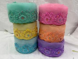 Wholesale Eco-Friendly Floral Designer Embroidery Lace Fabric for Women's Fashion Clothing Bridal Accessories Home Bags - Product Image 5