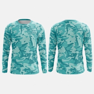 Chemises de pêche personnalisées à manches longues, impression de haute qualité, jersey anti-UV, chemises de pêche pour hommes, protection solaire UPF 50, jersey à manches longues - Product Image 2