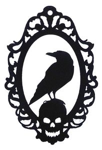Pegatina de pared de metal con diseño de calabaza de Halloween, decoración del hogar, reutilizable, forma irregular, estilo contemporáneo - Product Image 3