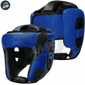Protège-tête de boxe professionnel en cuir de vachette, respirant, personnalisable, équipement de sécurité de haute qualité - Product Image 2