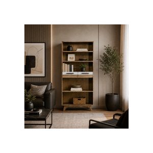 Librero de Madera Marca SOHO de la Más Alta Calidad, 1850 mm de Altura, Nuevo Diseño, Muebles para Dormitorio, Fabricante Vietnamita - Product Image 1