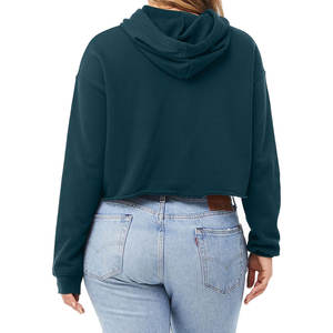 Offre Spéciale Crop Tops Pour Femmes 100% Haute Qualité Respirant Femmes Chemise Crop Top À Capuche Personnalisé Couleur Logo Et Conception - Product Image 2