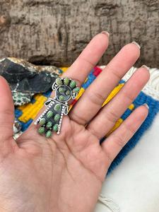 Kingman Turquoise Sterling Silver Adjustable <b>Ring</b> Artisan Handmade Southwestern Jewelry Natural Blue Gemstone Band - Product Image 4