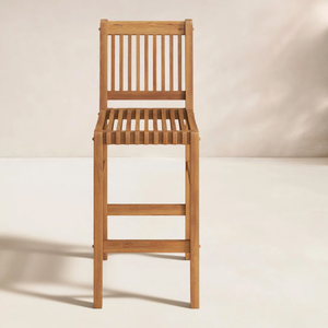 Silla de Bar Contemporánea para Conjunto de Muebles de Restaurante, Diseño Ergonómico con Reposapiés, Opción de Asiento Duradera y Elegante - Product Image 1