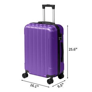 Set di Valigie Tre in Uno con Guscio Texturizzato Opaco, Senza Lucchetto TSA, Ruote Staccabili da 28 Pollici, Valigia Trolley in ABS da 20 e 24 Pollici - Product Image 3