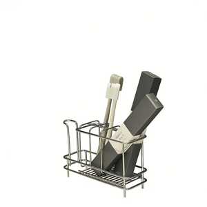 Organizador de Baño Metálico de Pared, Soporte para Cepillos de Dientes, Rasuradoras, Pasta Dental y Cepillos Faciales, Estante de Almacenamiento con Múltiples Ranuras - Product Image 2