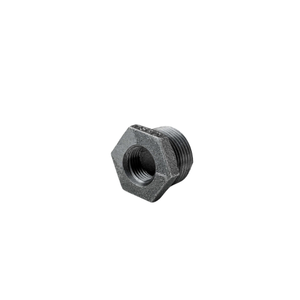 บูชลดขนาด 1/2" NPT ตัวผู้ X 1/2" NPT ตัวเมีย แบบหกเหลี่ยม ผลิตจากเหล็ก FCD 450 ชุบสังกะสี ผลิตด้วยเครื่อง CNC รับประกัน 3 ปี - Product Image 4