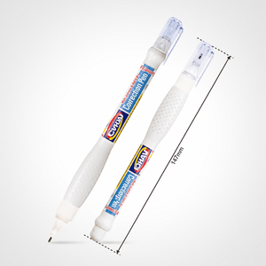 Stylo correcteur à séchage rapide 5g, pointe métallique, fluide correcteur blanc, papeterie scolaire et de bureau - Product Image 2