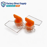 Sceau de compteur YSD transparent avec noyau coloré, numéro de série et fil d'acier pour compteurs électriques, d'eau et de gaz