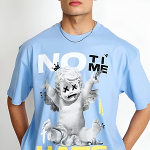 เสื้อยืดผู้ชายสีสันตัดกัน แขนสั้น สไตล์ลำลอง สตรีทแวร์ แฟชั่นฤดูร้อน ผ้าฝ้าย รับผลิตตามสั่ง ขายส่ง ผู้ผลิต OEM คุณภาพส่งออก - Product Image 6