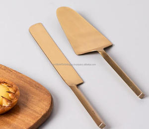 Antique Copper Design <b>wedding</b> cake insulated food server set <b>top</b> trending Cake Tableware Serving Set elegant design - Product Image 3