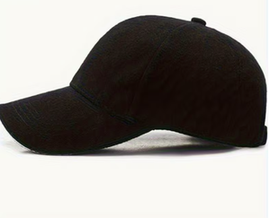 Unisex Cotton Baseball Cap Adjustable Breathable Casual <b>Hat</b> for Adults Four Seasons Wear Black White <b>Navy</b> Blue - Product Image 3