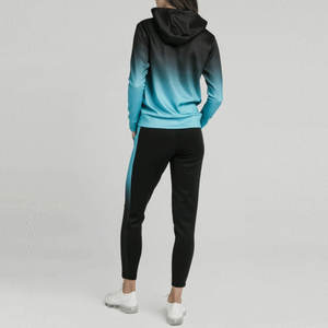 Sudadera con efecto degradado y color sólido, material de poliéster para mayor comodidad y diseño informal con mangas largas / Diseño económico 2026 - Product Image 4