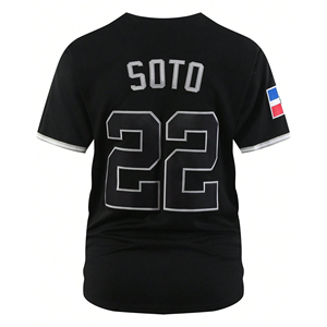 Camiseta de Béisbol de Doble Tejido de Alta Calidad, con Botones, Personalizable con Logotipo Bordado, Uniforme Profesional para Equipos de Béisbol - Product Image 2