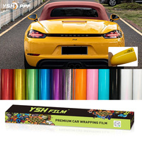 Film TPU PPF Aliphatique Coloré 7,5 mil Auto-Réparateur Anti-Rayures Hydrophobe pour Covering Automobile 1,52*15m OEM Disponible