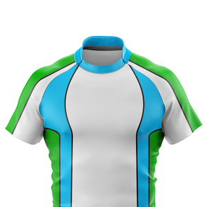 Servicio OEM, Jersey de Rugby Ligero con Diseño Impreso, Cuello Redondo Transpirable, Personalizable, en Oferta - Product Image 3