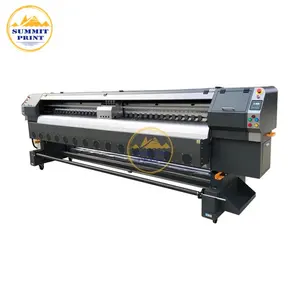 Hoge Snelheid Chinese Printer 3.2M Groot Formaat Printer Met Vier E-P-S-O-N Hoofden