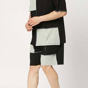 Conjunto deportivo de verano para hombre, personalizado al por mayor, camiseta de manga corta y pantalones cortos, conjunto de dos piezas, conjunto corto transpirable para hombre - Product Image 6