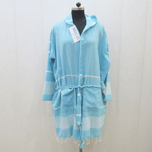 Bata de Baño Moderna Estilo Turco, Talla Única, con Bolsillos y Cinturón, Bata de Baño Duradera Estilo Toalla de Playa de la India - Product Image 1