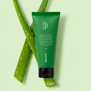 Espuma Limpiadora Facial de Aloe Vera, Limpiador Facial Hidratante y Suave para Todo Tipo de Piel, 150 ml - Product Image 3
