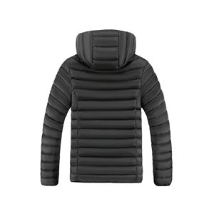 Veste matelassée réversible chaude à capuche, coupe ajustée, imperméable et coupe-vent, décontractée, unisexe, pour l'extérieur et le streetwear - Product Image 2