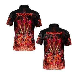 Camiseta Clásica Dart Transpirable de Talla Grande con Diseño Moderno para Gimnasio, Práctica Deportiva y Uso Diario de Secado Rápido - Product Image 5
