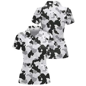 Camiseta Polo de Manga Corta para Mujer, de Algodón Transpirable, con Logotipo Bordado Personalizado de Alta Calidad - Product Image 4