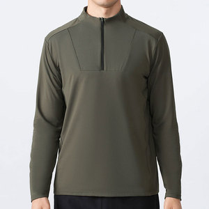 Casual Wear Quarter Zipper Sweatshirts Light <b>Weight</b> Top Selling Zipper Sweat Shirts Comfortable Quarter Zipper Shirts OEM - Product Image 2