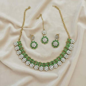 จิวเวลเมาร์เก็ตชุดสร้อยคอแฟชั่นประดับหินออสเตรีย 10575440GR - Product Image 3