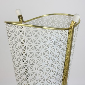 ที่วางร่มสีขาวและสีทองทันสมัยสำหรับสำนักงาน ล็อบบี้ โรงแรม แผนกต้อนรับ คาเฟ่ โซลูชั่นการจัดเก็บที่มีสไตล์และใช้งานได้จริง - Product Image 5