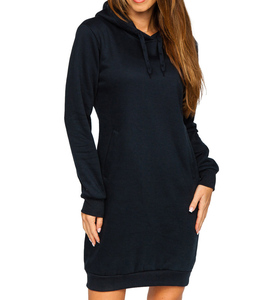 Hoodies longs surdimensionnés pour femmes, streetwear automne/hiver, haute qualité, 100% coton, 400 GSM, poids lourd. - Product Image 1