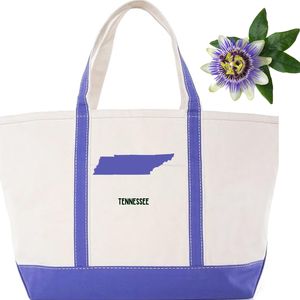 กระเป๋าผ้าใบสีม่วงคลาสสิก - Product Image 1