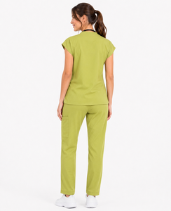 2026 Spandex Custom <b>Doctor</b> Scrubs Suit Hospital Uniforms Medical Nursing Uniform Straight Leg Nurse Custom Scrubs Uniforms <b>Sets</b> - Product Image 2