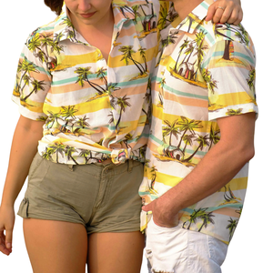 Camisa Casual de Manga Larga para Hombre, Corte Regular, Ligera, 100% Algodón, Transpirable, para Vacaciones en la Playa, Ropa de Verano - Product Image 5