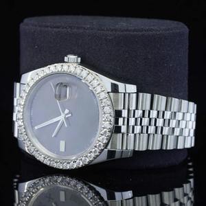 Hip Hop Style Stainless Steel <b>Watches</b> for Men and Women Luxe VVS1 Quality Moissanite Diamond Hand <b>Set</b> Fashionable Wear - Product Image 3