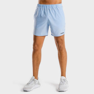Shorts pour hommes de couleur unie avec taille élastique, design décontracté et tendance, personnalisation du logo, prix avantageux pour les commandes en gros 2026 - Product Image 5