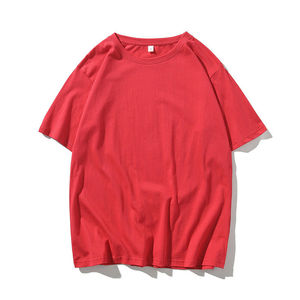 T-shirts vierges 100 % coton de haute qualité pour hommes, coupe oversize, grammage lourd, personnalisables pour impression, prix FOB de gros - Product Image 3